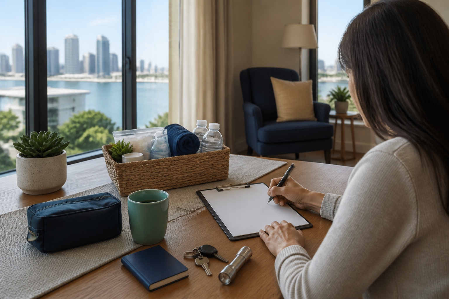 Create a Family Emergency and Home Operations Sheet After Arrival
